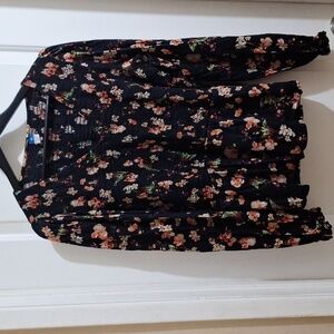 Old Navy women's long sleeve floral blouse size XL‎ Tall